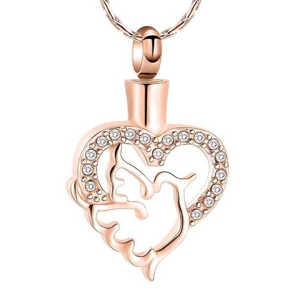 pendant necklaces dove memorial ashes keepsake heart urn necklace for stainless steel cremation jewelry women sister mom, Silver
pendant necklaces dove memorial ashes keepsake heart urn necklace for stainless steel cremation jewelry women sister mom, Silver