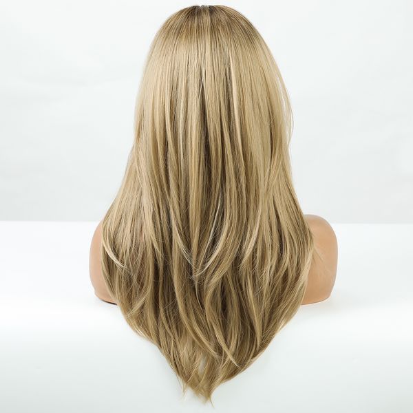 long wavy synthetic wig hair ombre golden yellow blonde natural straight layered wigs with side bangs for african american womenfactory dire, Black
long wavy synthetic wig hair ombre golden yellow blonde natural straight layered wigs with side bangs for african american womenfactory dire, Black