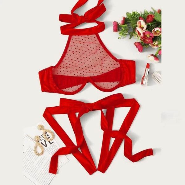 bras sets 2021 women nightwear bobydoll france romantic mesh dot push up bra hollow out bow lingerie set sleepwear, Red;black
bras sets 2021 women nightwear bobydoll france romantic mesh dot push up bra hollow out bow lingerie set sleepwear, Red;black