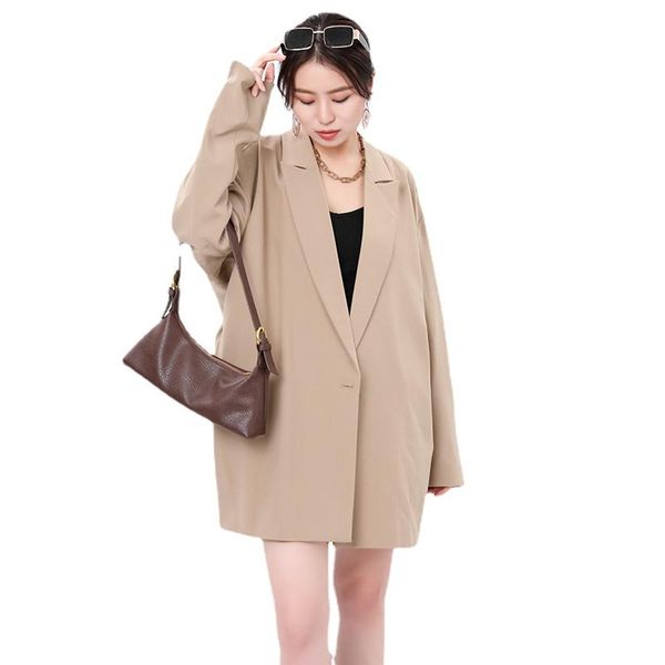 women's suits & blazers womens camel oversize long casual women elegant lapel sleeve loose fit jackets fashion tide coat spring autumn, White;black
women's suits & blazers womens camel oversize long casual women elegant lapel sleeve loose fit jackets fashion tide coat spring autumn, White;black