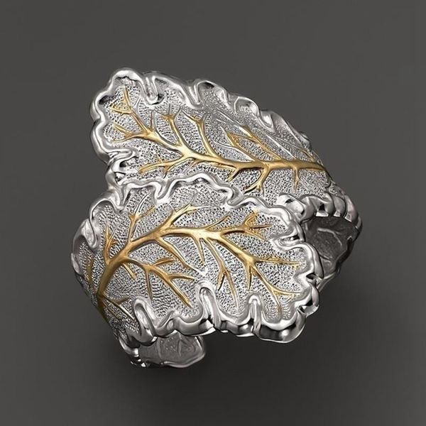 cluster rings leaf ring for women micro inlay present finger vintage fashion jewelry open cuff cocktail bague drop in stock, Golden;silver
cluster rings leaf ring for women micro inlay present finger vintage fashion jewelry open cuff cocktail bague drop in stock, Golden;silver