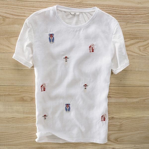 2021 new summer short sleeve linen t-shirt brand fashion flax men t shirt white casual tshirt male -3xl camisa drop shipping lb8r
2021 new summer short sleeve linen t-shirt brand fashion flax men t shirt white casual tshirt male -3xl camisa drop shipping lb8r