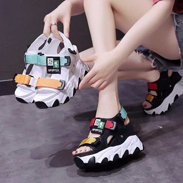 sandals chunky women's wedge shoes wedges slides high heels platform leather casual summer beach woman, Black
sandals chunky women's wedge shoes wedges slides high heels platform leather casual summer beach woman, Black
