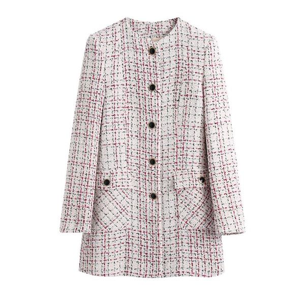 women's wool & blends blsqr o-neck straight coat women single breasted elegant outwear female pockets vintage chic jackets lady 2021, Black
women's wool & blends blsqr o-neck straight coat women single breasted elegant outwear female pockets vintage chic jackets lady 2021, Black