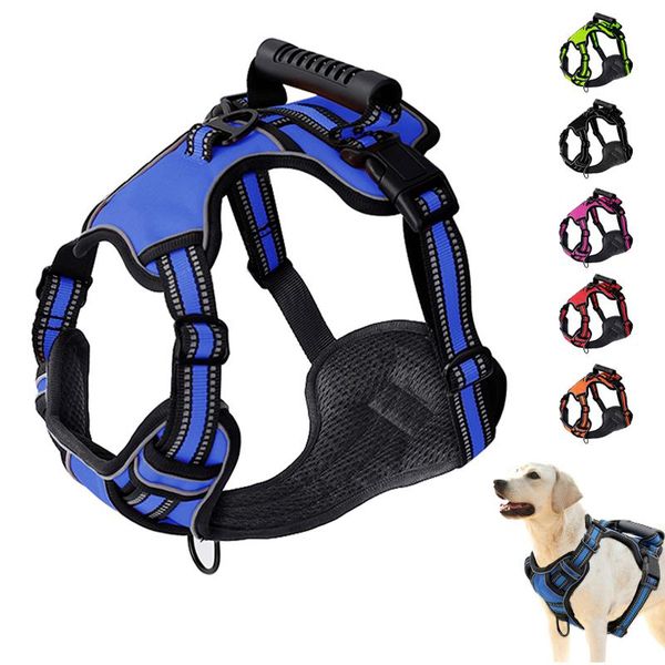 dog collars & leashes harness no pull reflective pet vest adjustable soft padded harnesses outdoor training accessories
dog collars & leashes harness no pull reflective pet vest adjustable soft padded harnesses outdoor training accessories