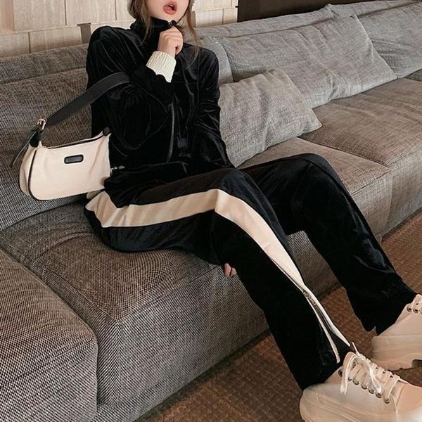 women's two piece pants black y2k 2 sets womens outfits velvet tracksuits velour hoodies tracksuit plus size women clothing pant sweat, White
women's two piece pants black y2k 2 sets womens outfits velvet tracksuits velour hoodies tracksuit plus size women clothing pant sweat, White