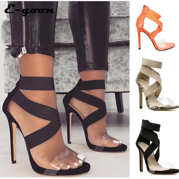 sandals black women korean version all-match snake pattern transparent word high heels elastic band open toe 43
sandals black women korean version all-match snake pattern transparent word high heels elastic band open toe 43