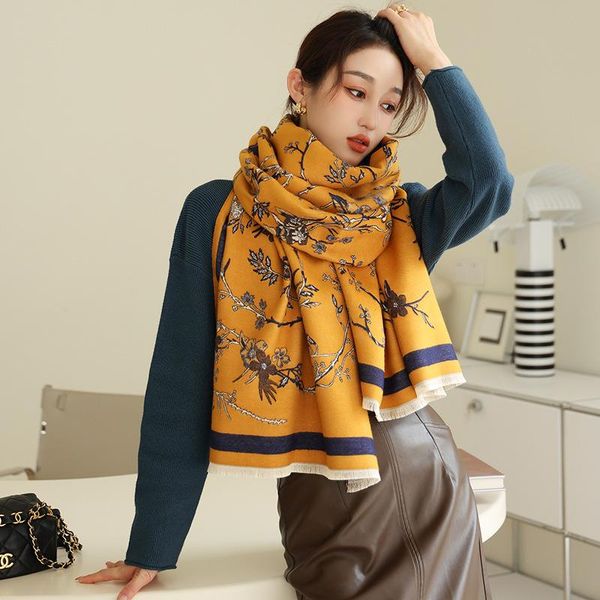 scarves 2021 autumn and winter korean fashion printing imitation cashmere scarf decoration warm long dual-use shawl, Blue;gray
scarves 2021 autumn and winter korean fashion printing imitation cashmere scarf decoration warm long dual-use shawl, Blue;gray