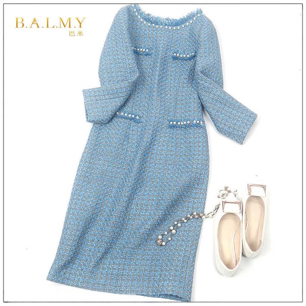 casual dresses fashion style round neck thin little perfumed girl dressed in tweed wool qzb9, Black;gray
casual dresses fashion style round neck thin little perfumed girl dressed in tweed wool qzb9, Black;gray