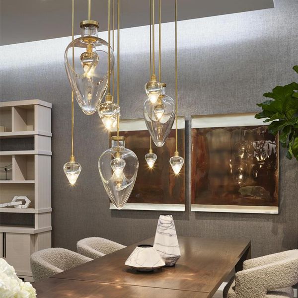 pendant lamps simple personality restaurant chandelier bar coffee shop commercial designer luxury copper crystal lamp
pendant lamps simple personality restaurant chandelier bar coffee shop commercial designer luxury copper crystal lamp