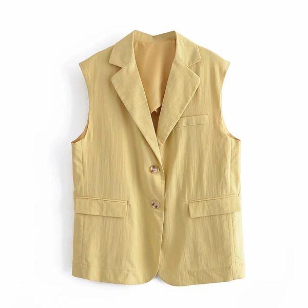 women's vests dylqfs 2021 women elegant color streetwear sleeveless vest female vintage single-breasted v-neck loose casual waistcoat, Black;white
women's vests dylqfs 2021 women elegant color streetwear sleeveless vest female vintage single-breasted v-neck loose casual waistcoat, Black;white