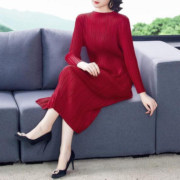 autumn and winter bottom fashion solid slim high end full o neck woman dress, Black;gray
autumn and winter bottom fashion solid slim high end full o neck woman dress, Black;gray