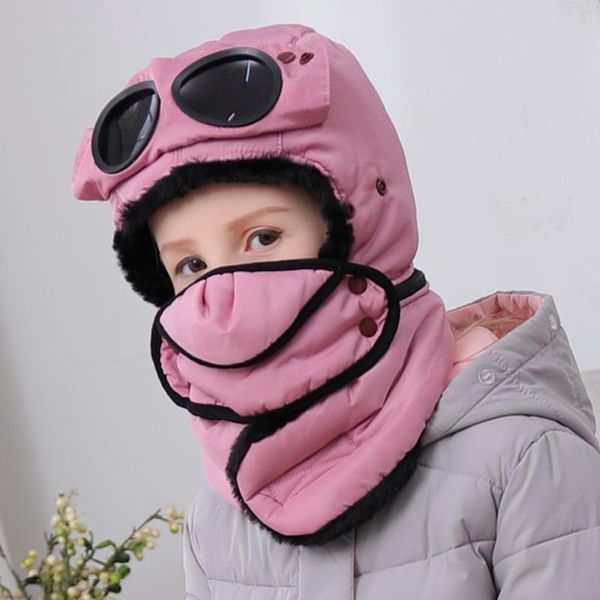 cycling caps & masks kids 4 in 1 warm hat winter windproof multifunctional with face cover neck glasses gaiter trapper boys girls bomber, Black
cycling caps & masks kids 4 in 1 warm hat winter windproof multifunctional with face cover neck glasses gaiter trapper boys girls bomber, Black