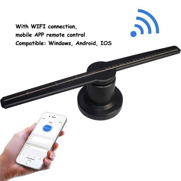 384 leds high resolution 3d hologram advertising machine hd wifi mobile app 3d fan creative wall-mounted holographic projection
384 leds high resolution 3d hologram advertising machine hd wifi mobile app 3d fan creative wall-mounted holographic projection