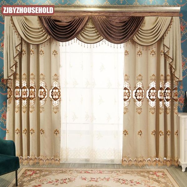 curtain & drapes high-end curtains blackout atmospheric european-style high shade for living room
curtain & drapes high-end curtains blackout atmospheric european-style high shade for living room