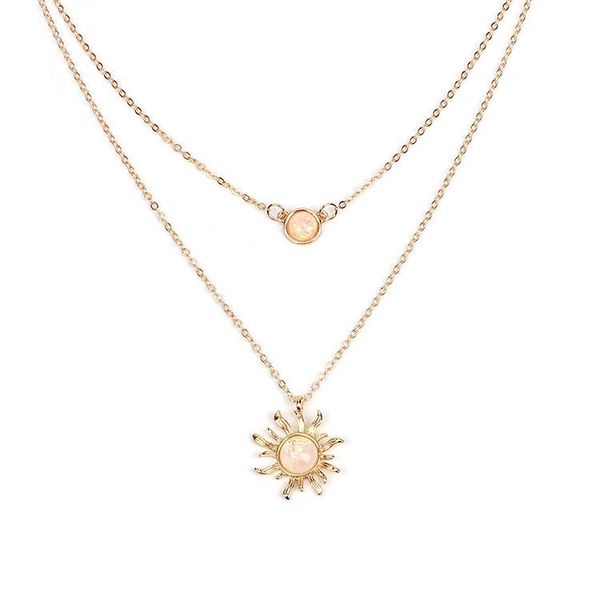 pendant necklaces 2021 jewelry necklace sun flower girls double cubic zirconia for women adjustable metal chain, Silver
pendant necklaces 2021 jewelry necklace sun flower girls double cubic zirconia for women adjustable metal chain, Silver