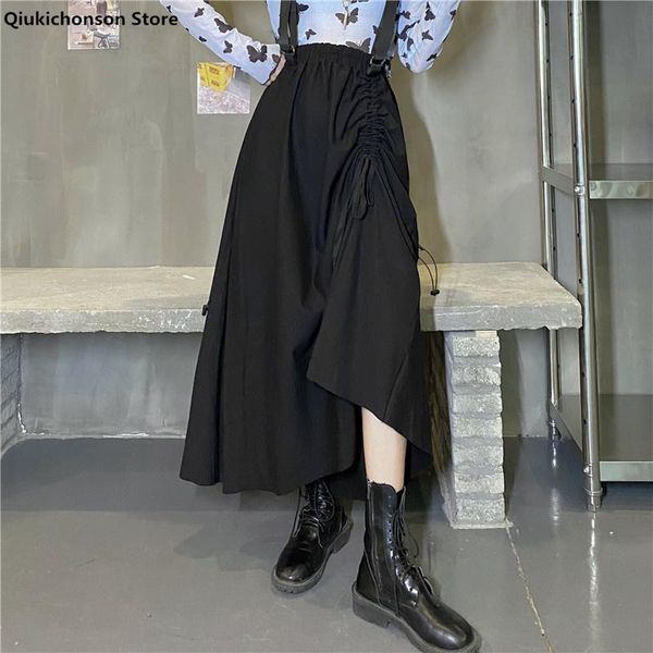 skirts midi long skirt womens black pleated 2021 spring summer goth lolita style high waist drawstring suspender rok
skirts midi long skirt womens black pleated 2021 spring summer goth lolita style high waist drawstring suspender rok