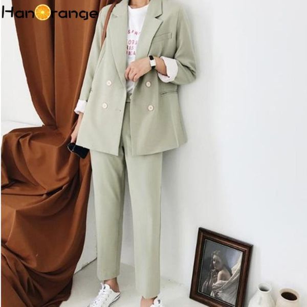 women's suits & blazers casual pant ol spring autumn 2021 fashion workwear women loose long blazer + ankle-length pants 2 pieces set, White;black
women's suits & blazers casual pant ol spring autumn 2021 fashion workwear women loose long blazer + ankle-length pants 2 pieces set, White;black