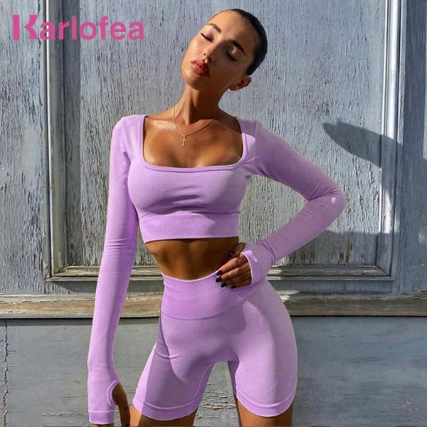 karlofea female new 2021 summer lounge set casual long sleeve crop shirts and shorts fitness suit chic workout women set, Gray
karlofea female new 2021 summer lounge set casual long sleeve crop shirts and shorts fitness suit chic workout women set, Gray