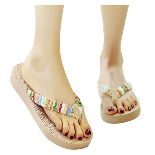 fashion toe clamping slippers women straw weaving beach shoes summer breathable sandals slipper flip-flops wedges shoes #lr1, Black
fashion toe clamping slippers women straw weaving beach shoes summer breathable sandals slipper flip-flops wedges shoes #lr1, Black