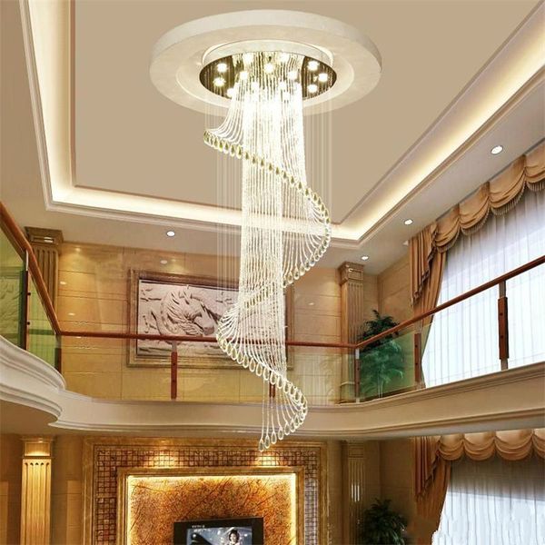 crystal chandelier modern chandeliers spiral ceiling creative led living room l villa light fix 2021
crystal chandelier modern chandeliers spiral ceiling creative led living room l villa light fix 2021