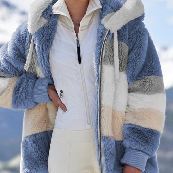 women's jackets 5xl plus size jacket 2021 women autumn winter long sleeve color block zipper fluff hooded warm coat clothes, Black;brown
women's jackets 5xl plus size jacket 2021 women autumn winter long sleeve color block zipper fluff hooded warm coat clothes, Black;brown