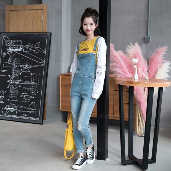 women's jumpsuits & rompers casual womens jumpsuit nice high waist denim overalls women full length one piece outfit, Black;white
women's jumpsuits & rompers casual womens jumpsuit nice high waist denim overalls women full length one piece outfit, Black;white