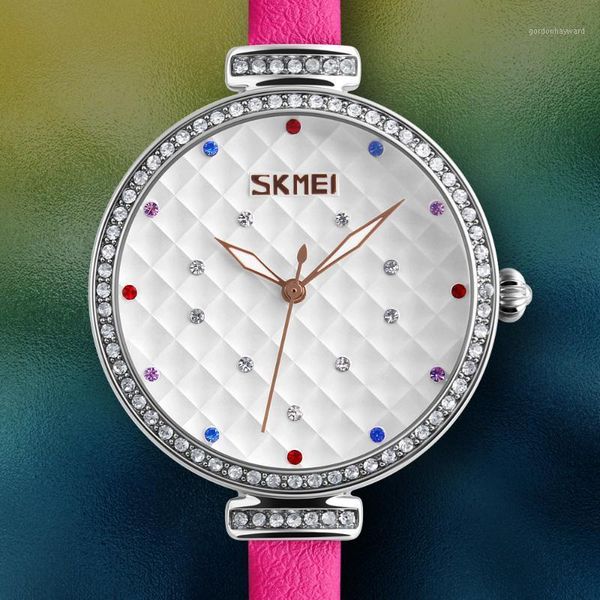 wristwatches women's watches colorful gems genuine leather wristwatch 3atm waterproof quartz watch bracelet casual female wrist, Slivery;brown
wristwatches women's watches colorful gems genuine leather wristwatch 3atm waterproof quartz watch bracelet casual female wrist, Slivery;brown