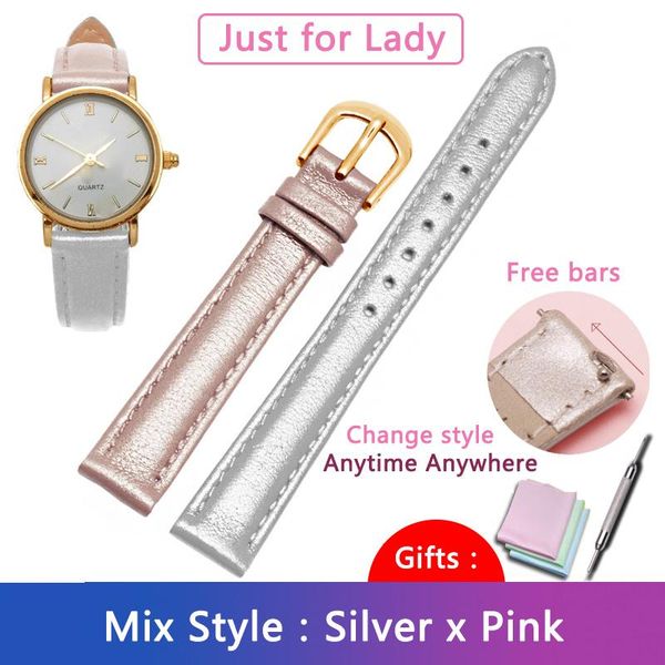 watch bands 14mm fashion just for lady mix style macaroon color genuine leather elegent strap bracelets with steel clasp bars, Black;brown
watch bands 14mm fashion just for lady mix style macaroon color genuine leather elegent strap bracelets with steel clasp bars, Black;brown