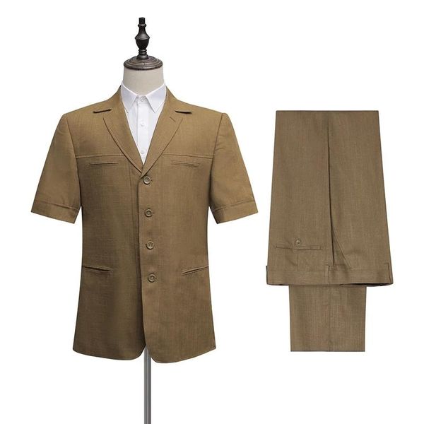men's suits & blazers arrival short sleeve jacket men suit summer notch lapel casual tuxedo evening 2 pcs(jacket+pant)custom made, White;black
men's suits & blazers arrival short sleeve jacket men suit summer notch lapel casual tuxedo evening 2 pcs(jacket+pant)custom made, White;black