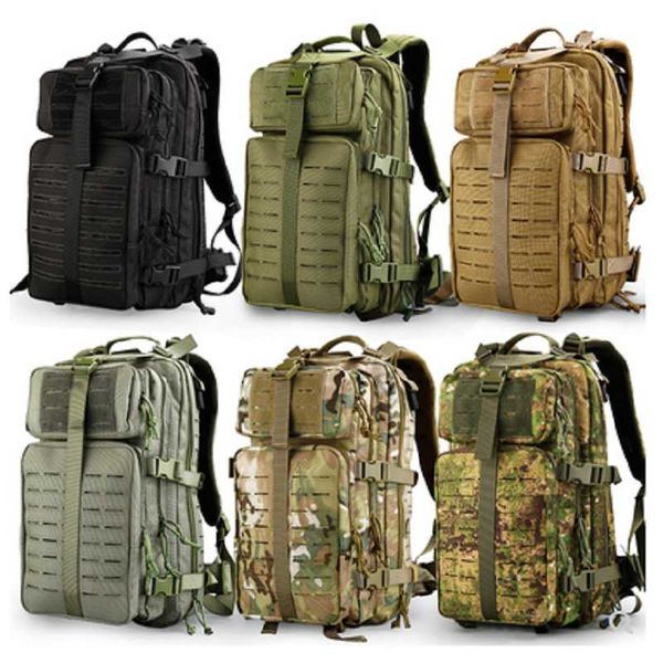 outdoor bags functional knapsack tactics large capacity double shoulder laser cutting travel mountaineering camouflage
outdoor bags functional knapsack tactics large capacity double shoulder laser cutting travel mountaineering camouflage