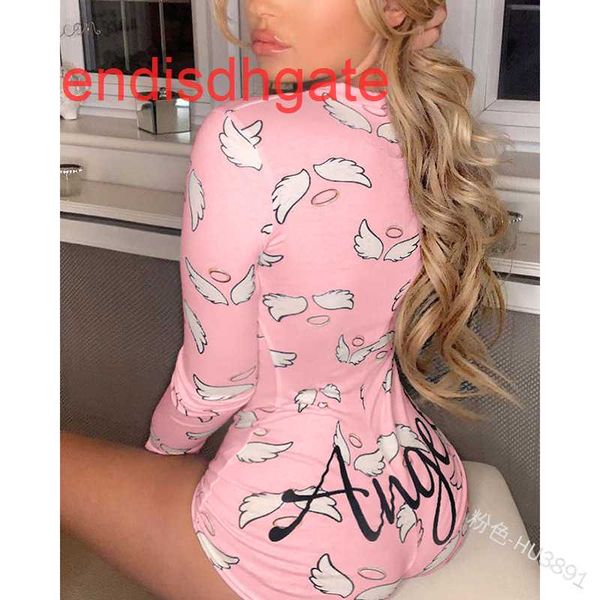 wear new women's slim long home sleeve color printing one-piece pajamas, Black;white
wear new women's slim long home sleeve color printing one-piece pajamas, Black;white