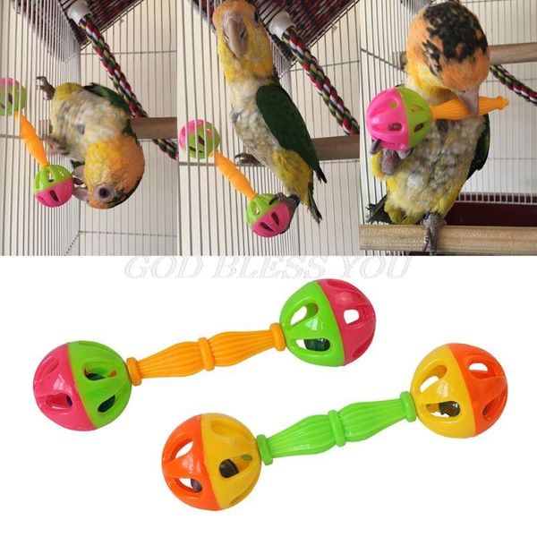other bird supplies 2 pcs parrot toy rattle birds fun exercise plastic double-headed bell pet toys drop
other bird supplies 2 pcs parrot toy rattle birds fun exercise plastic double-headed bell pet toys drop