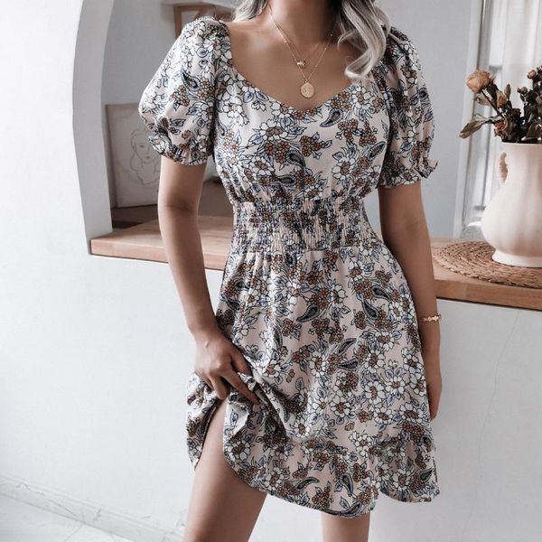 casual dresses women's floral dress collar lantern sleeve ruffled print for women 2021 vestidos mujer verano, Black;gray
casual dresses women's floral dress collar lantern sleeve ruffled print for women 2021 vestidos mujer verano, Black;gray
