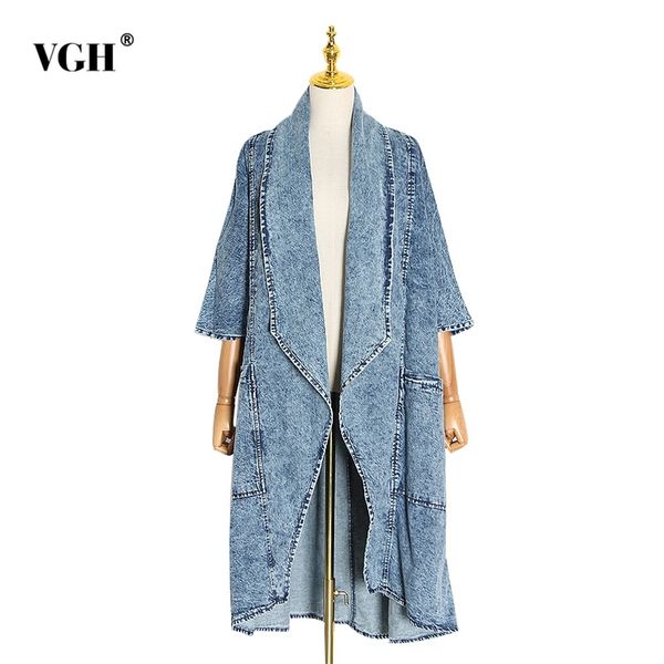 vgh blue loose denim windbreaker for women lapel half sleeve patchwork pocket casual windbreakers female fashion clothing 210826, Tan;black
vgh blue loose denim windbreaker for women lapel half sleeve patchwork pocket casual windbreakers female fashion clothing 210826, Tan;black