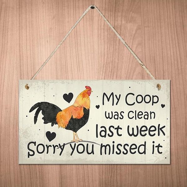 decorative objects & figurines 2021 cute chicken house sign hanging board wooden square home garden door decorations statue 1pc
decorative objects & figurines 2021 cute chicken house sign hanging board wooden square home garden door decorations statue 1pc