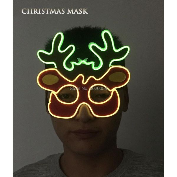 party masks price 2 colors combined night lighting el wire mask led luminous flashing for christmas festival rave decor
party masks price 2 colors combined night lighting el wire mask led luminous flashing for christmas festival rave decor