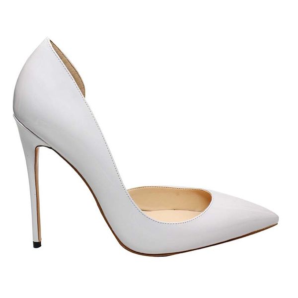 fashion new women shoes sandals side empty high heels white patent leather cut-outs purple green suede pointy toe woman party shoes, Black
fashion new women shoes sandals side empty high heels white patent leather cut-outs purple green suede pointy toe woman party shoes, Black