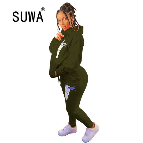 hoodies crop and pants club 2 pieces set women tracksuits suits bandage trousers casual sportwear matching 210525, White
hoodies crop and pants club 2 pieces set women tracksuits suits bandage trousers casual sportwear matching 210525, White