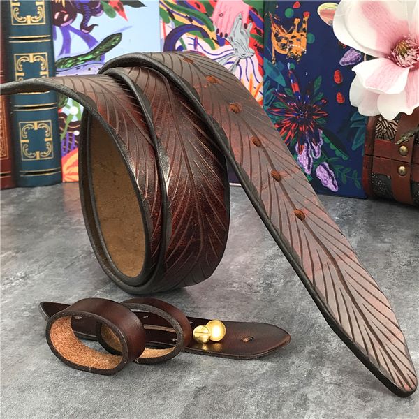 2021 new hand carving luxury thick cinturon mujer mens leather belts without buckles retro men belt sp09 15tz, Black;brown
2021 new hand carving luxury thick cinturon mujer mens leather belts without buckles retro men belt sp09 15tz, Black;brown