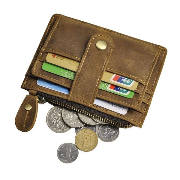 wallets leather wallet for men the first layer of oil wax men's multi-card button mini small card coin bag, Red;black
wallets leather wallet for men the first layer of oil wax men's multi-card button mini small card coin bag, Red;black