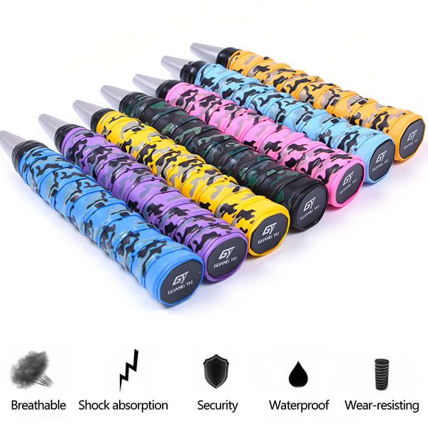 10pcs camouflage anti-slip badminton grip tennis overgrip sweat band for fishing rod winding for racket squash, Yellow;black
10pcs camouflage anti-slip badminton grip tennis overgrip sweat band for fishing rod winding for racket squash, Yellow;black