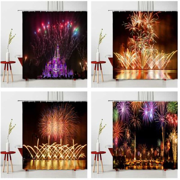 shower curtains city night landscape curtain colorful fountain castle pretty fireworks water waterproof polyester fabric
shower curtains city night landscape curtain colorful fountain castle pretty fireworks water waterproof polyester fabric
