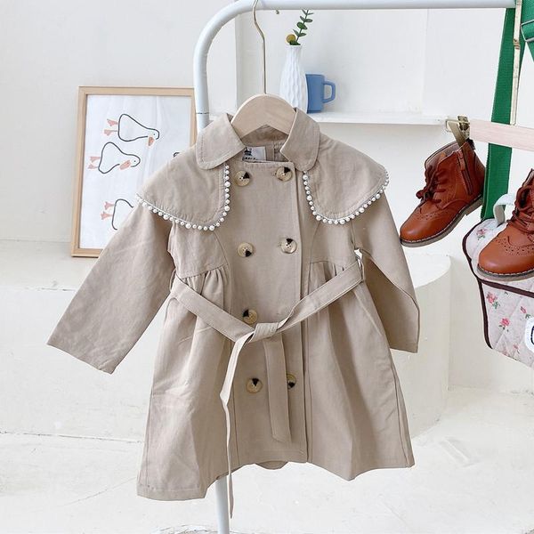 coat 2021 autumn windbreaker korean style girls pearl lapel long baby fall clothes for kids girl toddler trench, Blue;gray
coat 2021 autumn windbreaker korean style girls pearl lapel long baby fall clothes for kids girl toddler trench, Blue;gray