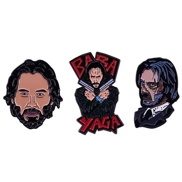 pins, brooches john wick baba yaga brooch pin keanu reeves movie fans great collection you're breathtaking, Gray
pins, brooches john wick baba yaga brooch pin keanu reeves movie fans great collection you're breathtaking, Gray