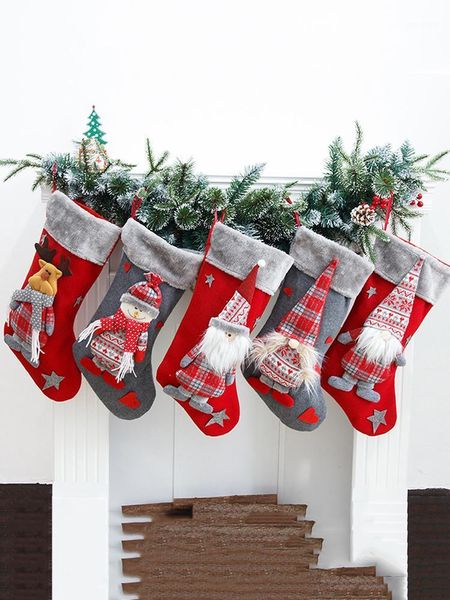 christmas decorations small stocking pendant santa claus snowman elk candy present storage bag xmas tree fireplace hanging decor
christmas decorations small stocking pendant santa claus snowman elk candy present storage bag xmas tree fireplace hanging decor