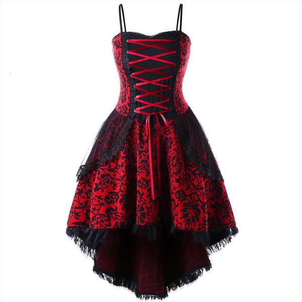 gothic plus size 5xl women dress lace up dip hem corset vintage a line elegant party female vestido femme big, Black;gray
gothic plus size 5xl women dress lace up dip hem corset vintage a line elegant party female vestido femme big, Black;gray