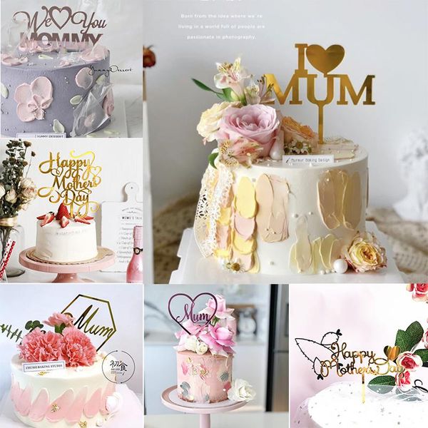 new original love mother's day acrylic cake ers candy mom birthday cupcake er for mommy birthday party cake decorations
new original love mother's day acrylic cake ers candy mom birthday cupcake er for mommy birthday party cake decorations