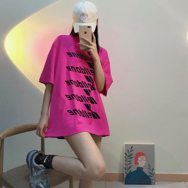 women's t-shirt 2021 high street fashion hip hop t shirt pure cotton round neck loose casual short sleeve quality we11done, White
women's t-shirt 2021 high street fashion hip hop t shirt pure cotton round neck loose casual short sleeve quality we11done, White