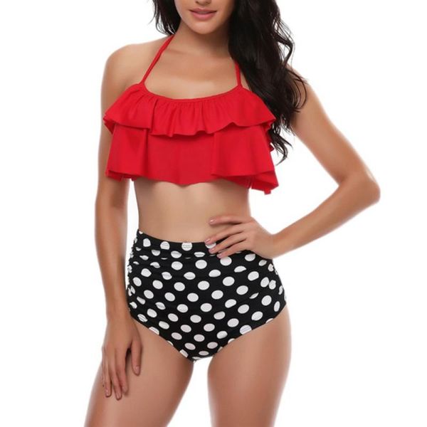 bikinis set two piece swimwear women swimming suite bikini ruffle high waist bandage push up bathing suit
bikinis set two piece swimwear women swimming suite bikini ruffle high waist bandage push up bathing suit